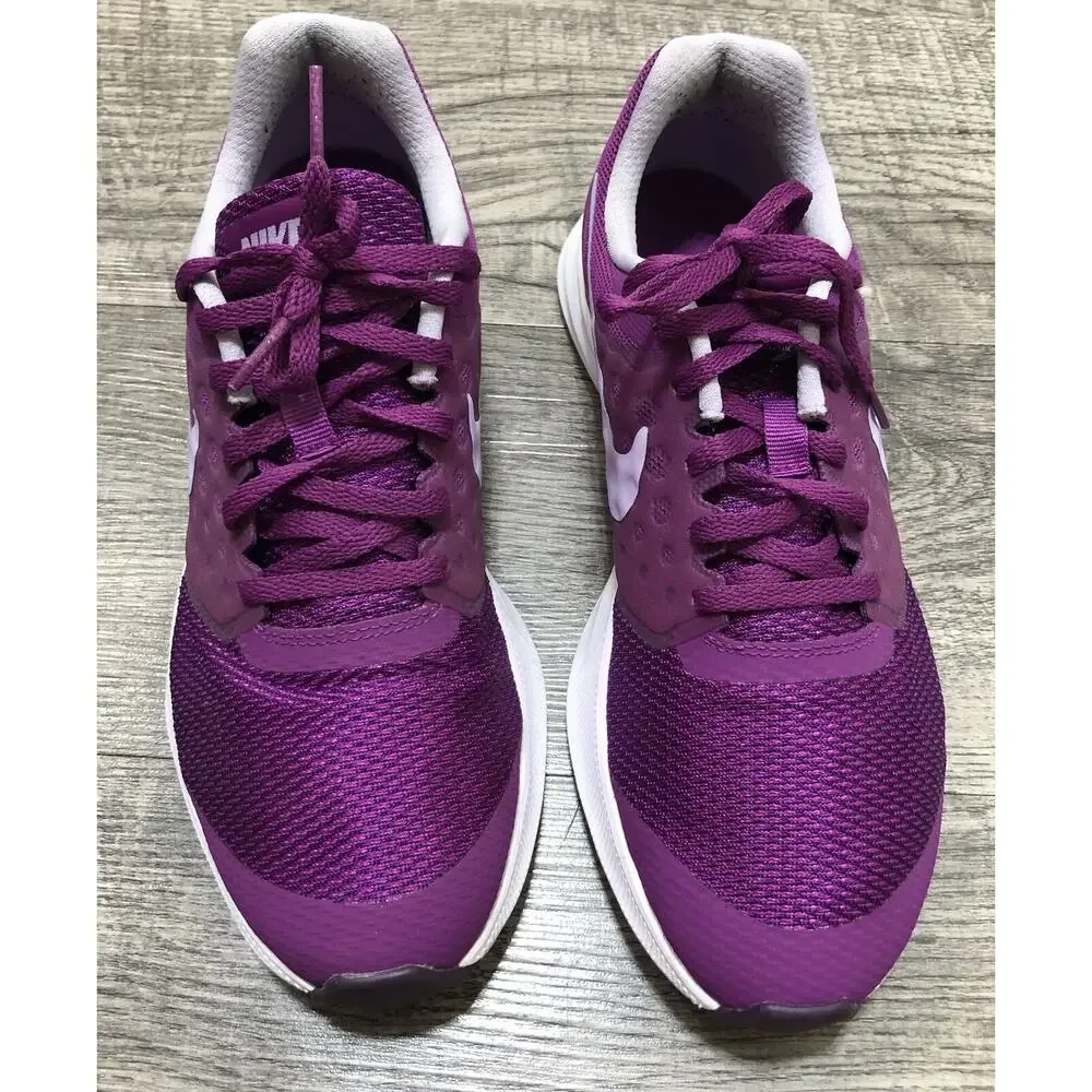 Nike Dowshifter 7 Running Shoes Purple/Dark Pink Women’s 8.5M Youth 7Y